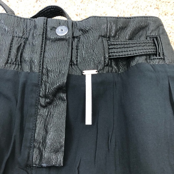 Free People Payton Paperbag MiniSkirt Faux Leather - Picture 10 of 11